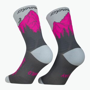 Sízokni DYNAFIT Traverse Crew cinder pink glo/6070 (Traverse Crew 08-0000072073) kép