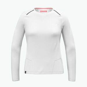 Női trekking hosszú ujjú Salewa Pedroc Dry Tee white (Pedroc Dry 00-0000028697) kép