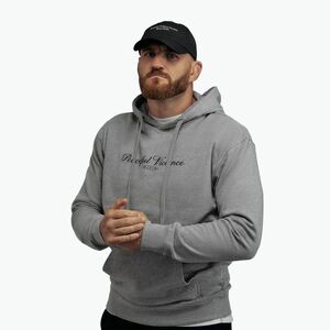 Férfi pulóver MANTO Peaceful Violence Hoody szürke (Peaceful Violence Hoody MNH504_LMEL) kép