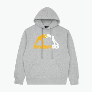 Férfi pulóver MANTO Logo Hoody szürke (Logo Hoody MNH503_LMEL) kép