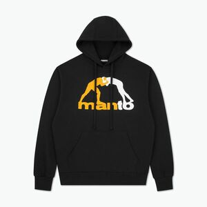 Férfi pulóver MANTO Logo Hoody fekete (Logo Hoody MNH503_BLK) kép