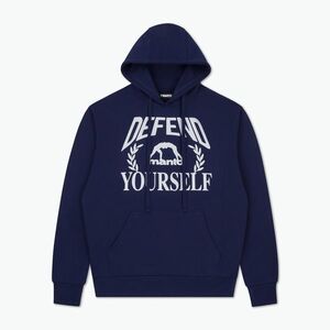 Férfi pulóver MANTO Defend Hoody sötétkék (Defend Hoody MNH505_NAV) kép
