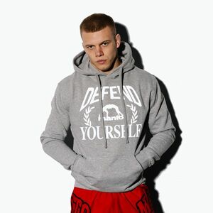 Férfi pulóver MANTO Defend Hoody szürke (Defend Hoody MNH505_LMEL) kép