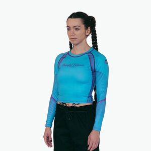 Női hosszú ujjú rashguard MANTO Peaceful Violence kék (Peaceful Violence Rashguard MNR956_BLU) kép