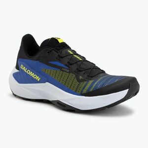 Salomon Genesis férfi futócipő black/acid lime/bluing (Genesis L49237100) kép