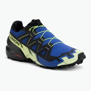 Férfi futócipő Salomon Speedcross 6 bluing/black/acid lime (Speedcross 6 L49145100) kép