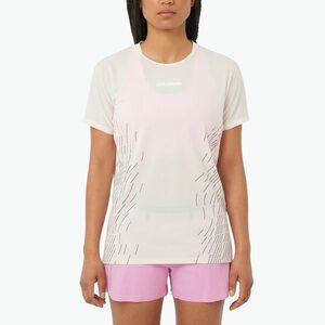 Női futópóló Salomon Sense Aero SS Tee GFX whisper white (Sense Aero SS Tee GFX LC2698900) kép