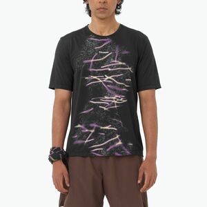 Salomon Shakeout Core férfi futópóló GFX deep black (Shakeout Core SS Tee GFX LC2791700) kép