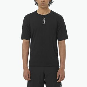 Férfi futópóló Salomon Ultra Tee deep black (Ultra Tee LC2789800) kép