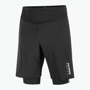 Salomon S/Lab Ultra férfi futóshort 2IN1 deep black. Méret: L kép
