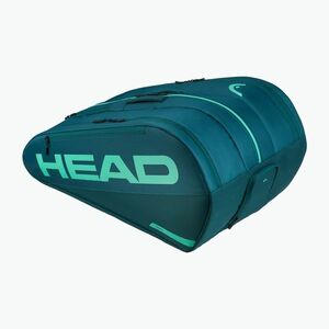 Tenisz táska HEAD Tour Racquet Bag XL 75 l green (Tour Racquet Bag XL 260506) kép