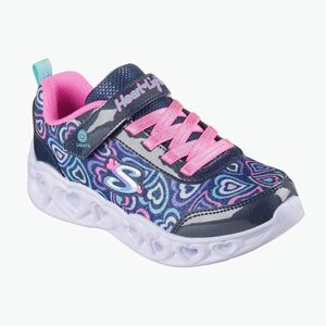 Gyerekcipő SKECHERS Heart Lights Boogie Love blue (Heart Lights Boogie Love 303257L NVMT) kép