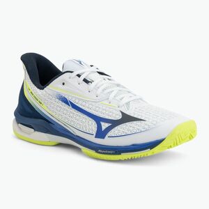 Teniszcipők Mizuno Wave Exceed Tour 7 CCwhite/dazzling blue/lightning (Wave Exceed Tour 7 CC 61GC267520) kép