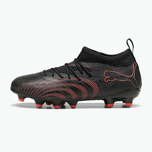 Gyerek focicipő PUMA Future 9 Match FG/AG Jr puma black/glowing red/strong grey (Future 9 Match FG/AG Jr 108721 02) kép