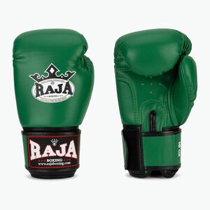 Boxkesztyű RAJA BOXING Single Semi Leather green (Single Semi Leather RBGV-SL-1-GN) kép