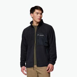 Férfi polár pulóver Columbia Fast Trek Overlay Full Zip black (Fast Trek Overlay Full Zip 2135691010) kép