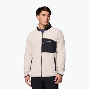 Férfi polár pulóver Columbia Fast Trek Overlay Full Zip dark stone/black (Fast Trek Overlay Full Zip 2135691278) kép