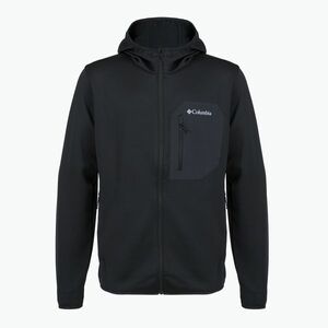 Férfi túrafelső Columbia Tall Heights Hdd Grid Fleece Full Zip black (Tall Heights Hdd Grid Fleece Full Zip 2177501010) kép
