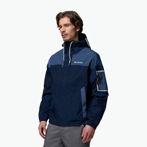 Férfi softshell dzseki Columbia Challenger II Windbreaker collegiate navy/dark mountain (Challenger II Windbreaker 2071553465) kép