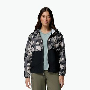 Női szélálló dzseki Columbia Spire Valley Printed Windbreaker black ikatbloom print/black (Spire Valley Printed Windbreaker 2116491011) kép