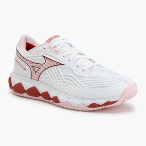 Női teniszcipő Mizuno Wave Enforce Tour 2 CC white/pinkesque/barbados/cherry (Wave Enforce Tour 2 CC W 61GC260462) kép