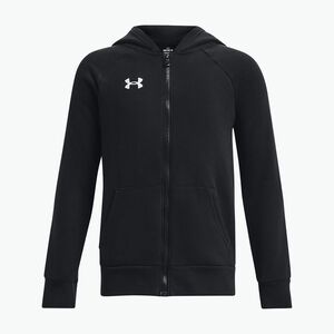 Gyerek pulóver Under Armour Rival Fleece FZ Hoodie black (Rival Fleece FZ Hoodie 1379794-001) kép