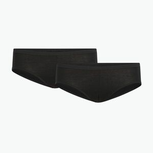 Női termoaktív alsónadrág Icebreaker Merino 150 Siren Hipkini 2 pairs black (Merino 150 Siren Hipkini IB0A57E80011) kép