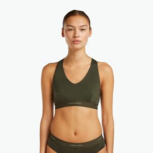 Termoaktív melltartó icebreaker Merino 125 Cool-Lite Sprite Racerback dark loden (Merino 125 Cool-Lite Sprite Racerback IB0A57240L11) kép