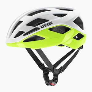 Kerékpáros sisak UVEX I-Volute white/neon yellow matt (I-Volute 41/0/665/04/15) kép