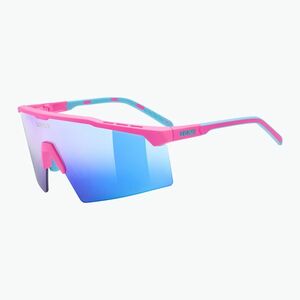 Napszemüveg UVEX Flowline pink matt/mirror blue (Flowline 53/4/004/3316) kép
