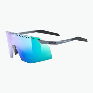 Napszemüveg UVEX Pace Stage grey matt/mirror green (Okulary Uvex Pace Stage S3 53/4/013/5516) kép