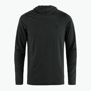 Férfi túrafelső Fjällräven 1960 Abisko Sun Hoodie black (1960 Abisko Sun Hoodie F87199) kép