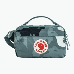 Övtáska Fjällräven Kanken Graphics Hip Pack nimbus blue/hidden animals (Kanken Graphics Hip Pack F23200358) kép