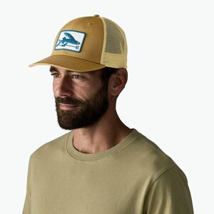 Női baseballsapka Patagonia Flying Fish LoPro Trucker flying fish fork/bobcat brown (Flying Fish LoPro Trucker 38362) kép