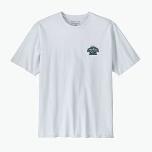 Férfi túrapóló Patagonia Great Waves Responsibili Tee white (Great Waves Responsibili Tee 37873) kép