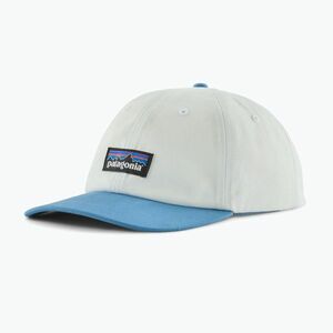 Baseball sapka Patagonia P-6 Label Trad birch white w/shore blue (P-6 Label Trad 38296) kép