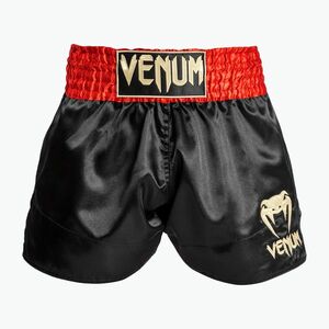 Férfi edzőshort Venum Classic Muay Thai red/black/gold (Classic Muay Thai VENUM-03813-619) kép