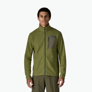 Férfi trekking pulóver Patagonia R1 Air caper green (R1 Air 40275) kép