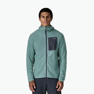 Férfi trekking pulóver Patagonia R1 Air Full Zip Hoody blue sage (R1 Air 40256) kép