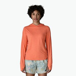 Női pulóver Patagonia Capilene Cool Sun Hoody mellow melon/peach sherbet x-dye (Capilene Cool Sun Hoody 44805) kép