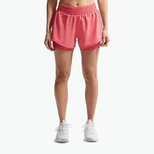 Női futóshort Nike One Dri-FIT 2IN1 sea coral/white (One Dri-FIT 2IN1 DX6012-897) kép