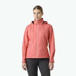 Női vitorlásdzseki Helly Hansen Crew Hooded 2.0 sunset pink (Crew Hooded 2.0 34448_098) kép