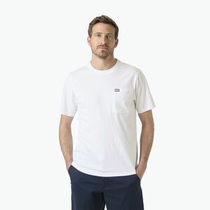 Férfi póló Helly Hansen Hudson white (Hudson 54530_001) kép