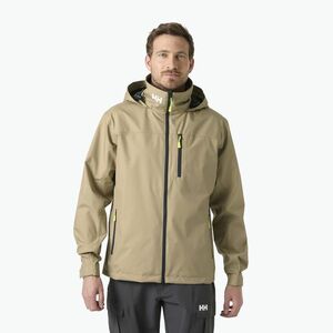 Férfi vitorlásdzseki Helly Hansen Crew Hooded 2.0 pebble (Crew Hooded 2.0 34443_757) kép