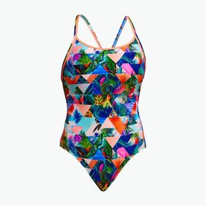 Női egyrészes fürdőruha Funkita Diamond Back One piece palm prism (Diamond Back One Piece FKS033L7229708) kép