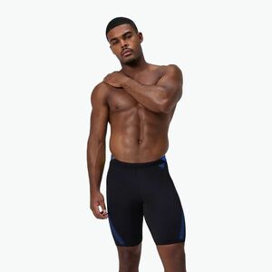 Férfi úszó jammer Speedo Hyper Boom Splice black/cobalt pop (HyperBoom Splice Jammer 8-00303815334) kép