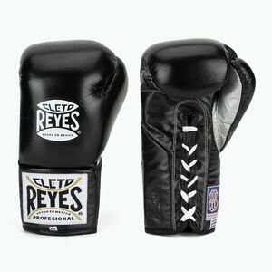 Boxkesztyű Cleto Reyes Thumb in Cow Leather black/silver (Thumb in Cow Leather CB210NLB) kép