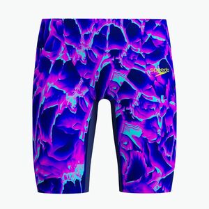 Gyermek úszó jammer nadrágok Speedo Fastskin Endurance+ Max High Waisted Jammer cave current/jelly (Fastskin Endurance+ Max High Waisted Jammer 8-15823003) kép