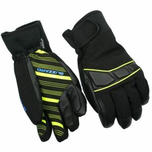 Síkes kesztyűk BLIZZARD Profi ski gloves, black neon yellow blue kép