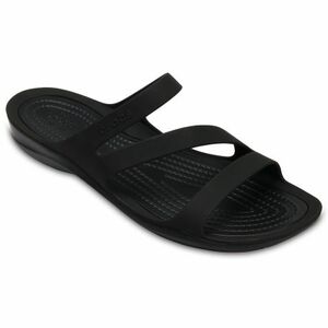 Női papucsok (strandcipők) CROCS Swiftwater Sandal W black black kép